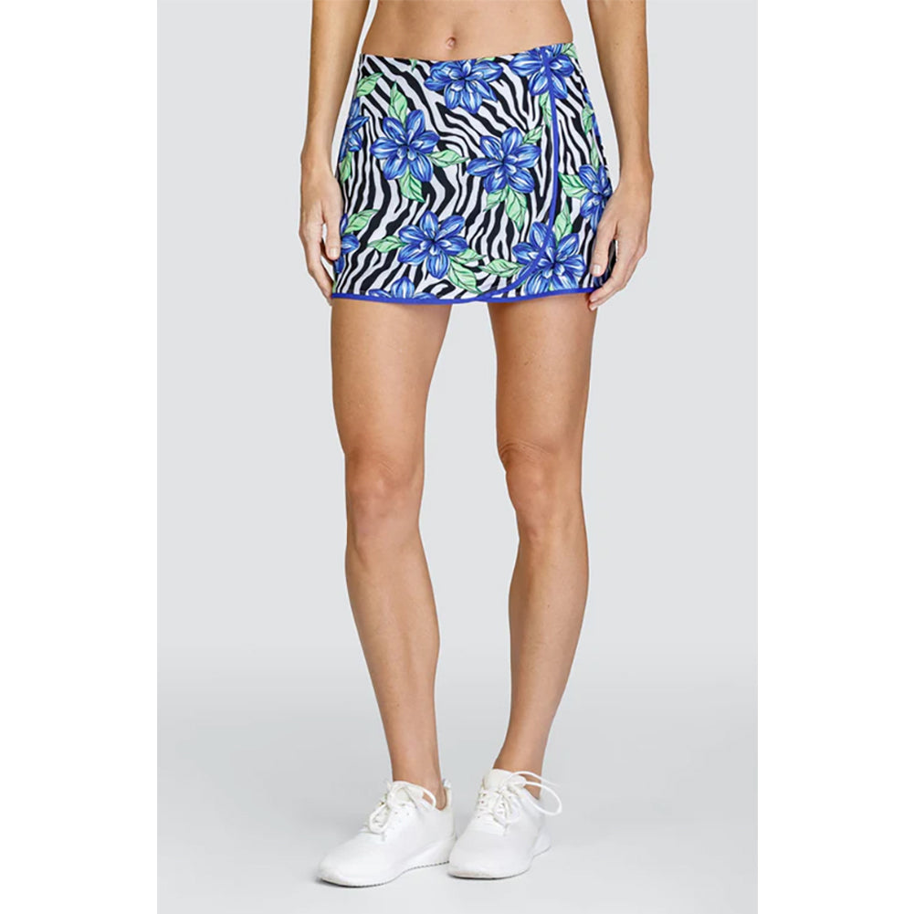 Women’s Anja 13.5 Inch Faux Wrap Tennis Skort Zebra Daylily