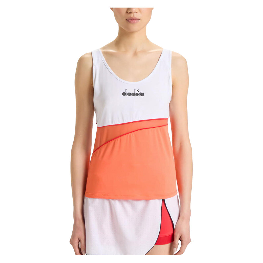 Women’s L. Icon Tennis Tank Vermillion Orange