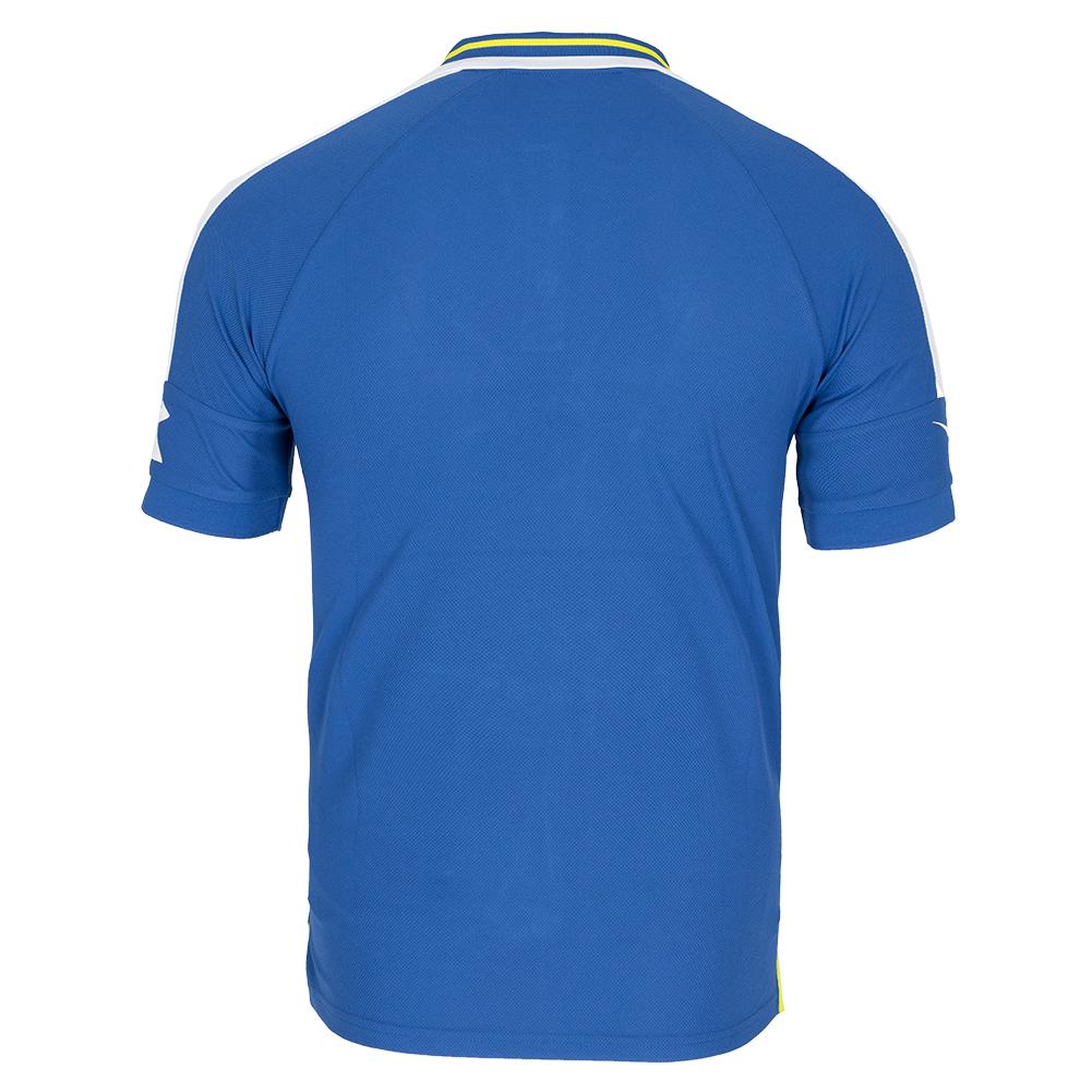 Men’s Icon Short Sleeve Tennis Polo Deja Vu Blue