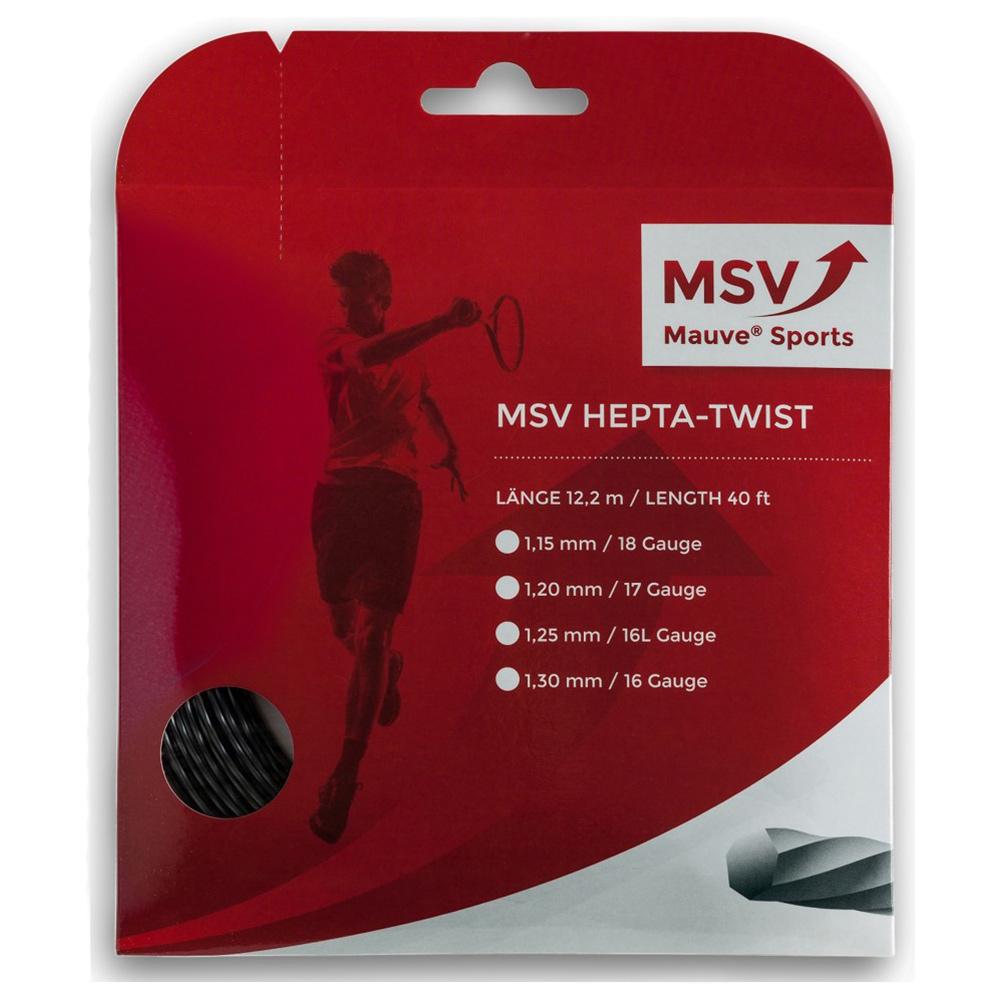 MSV Hepta Twist 130 Black Tennis String