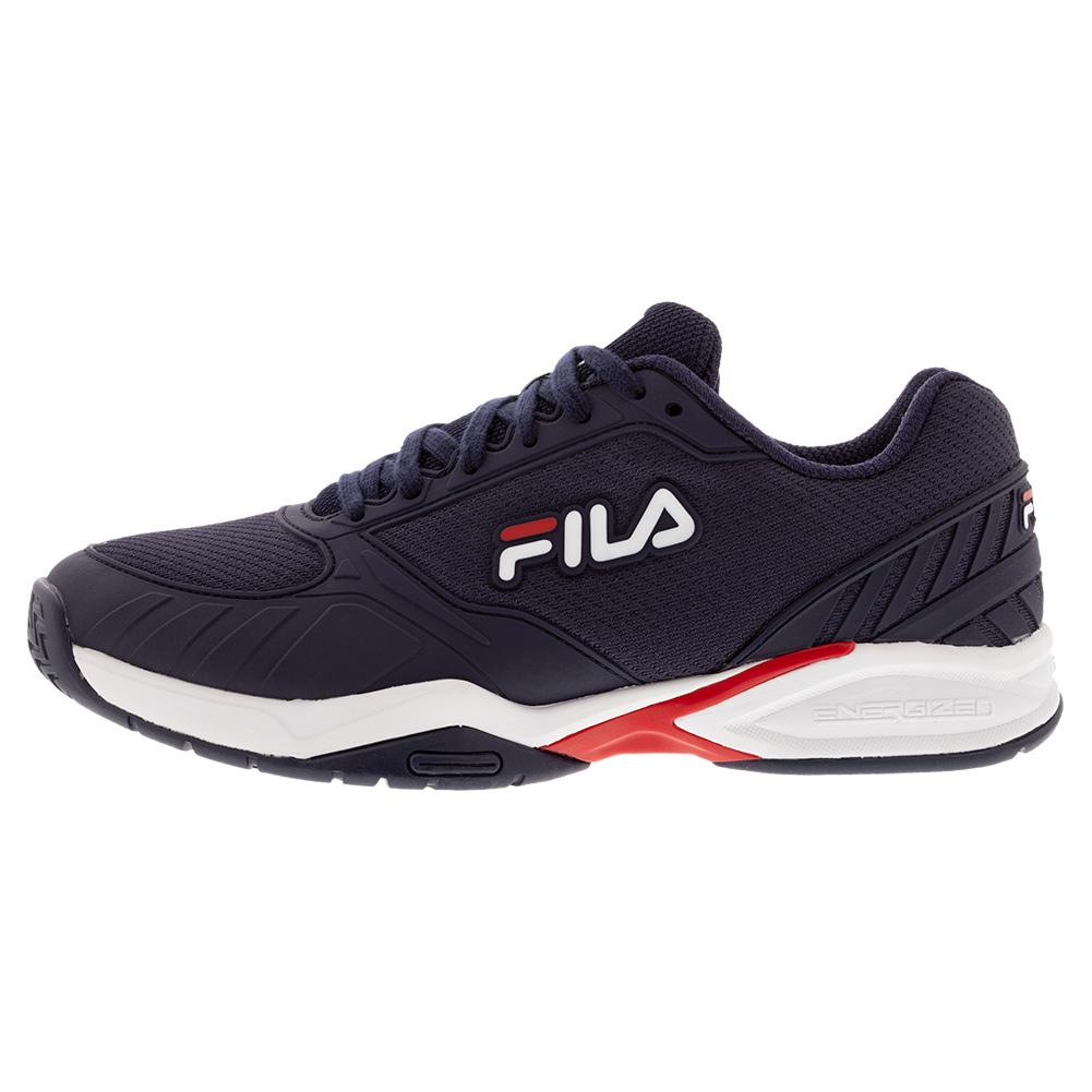 Men’s Volley Zone Pickleball Shoes Fila Navy and Red