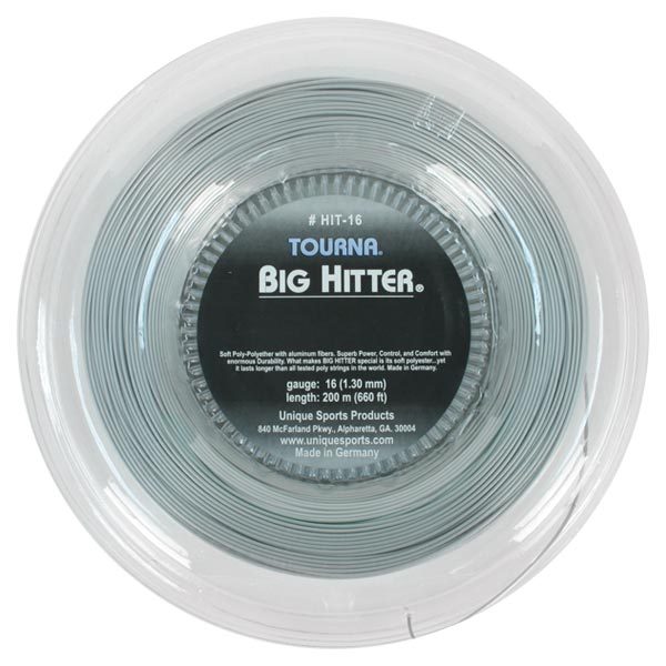 Big Hitter Silver 16G Reel Tennis String