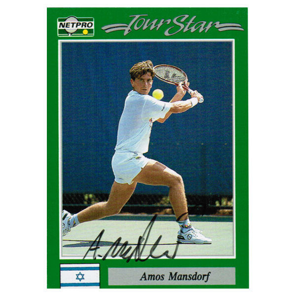 Amos Mansdorf Signed Men`s Card