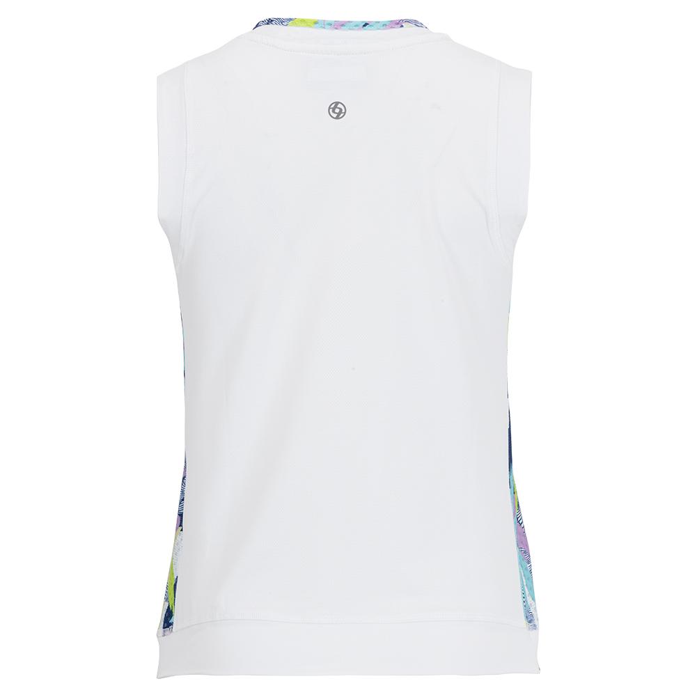 Women’s Crop Tennis Tank White