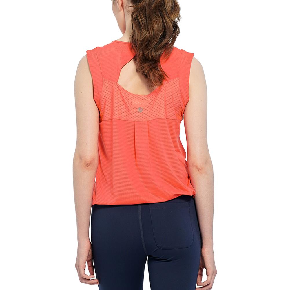 Women’s Calcutta Tennis Tank Snapdragon and Electric Orange