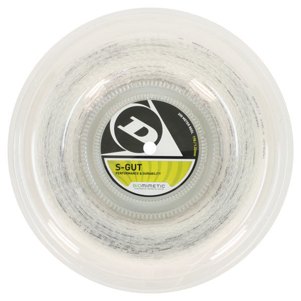 S-Gut 17G White Tennis String Reel