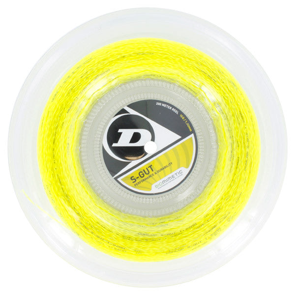 S-Gut 16G Yellow Tennis String Reel