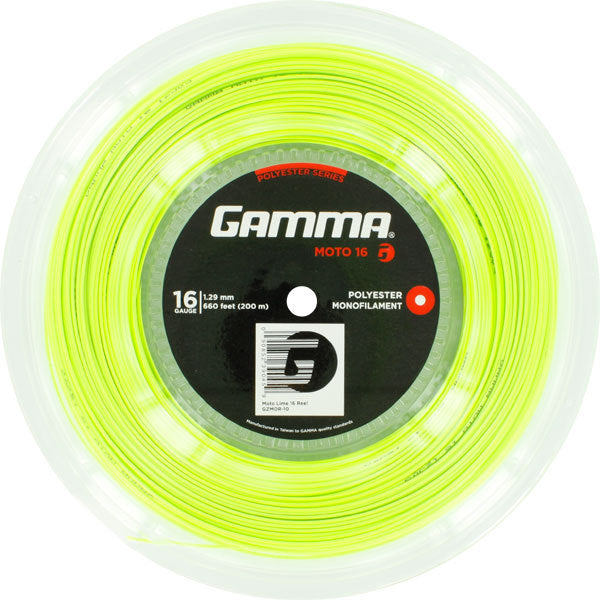 Moto 16G Tennis String Reel Lime