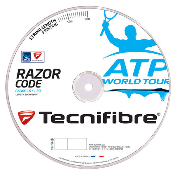 ATP Razor Code 1.30MM/16G Tennis String Reel Carbon