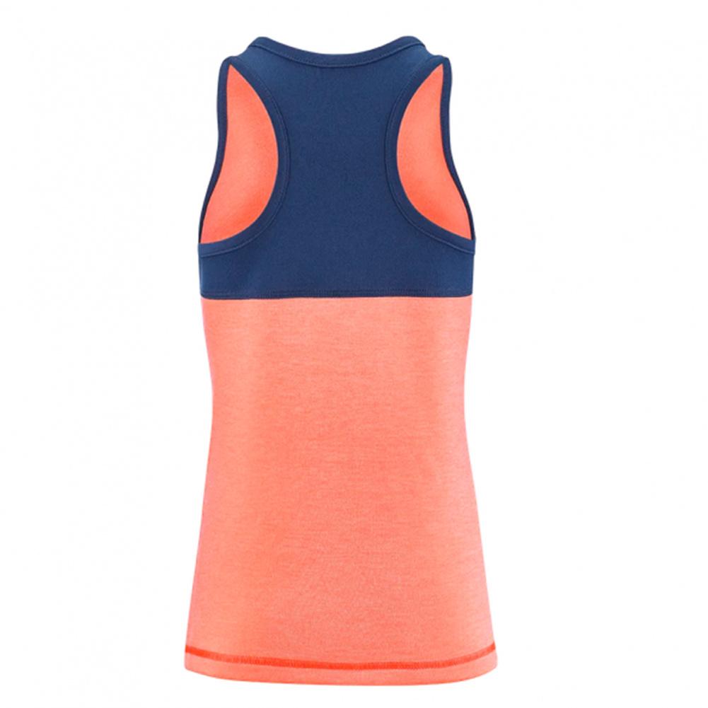 Girls` Play Tennis Tank Top Fluo Strike