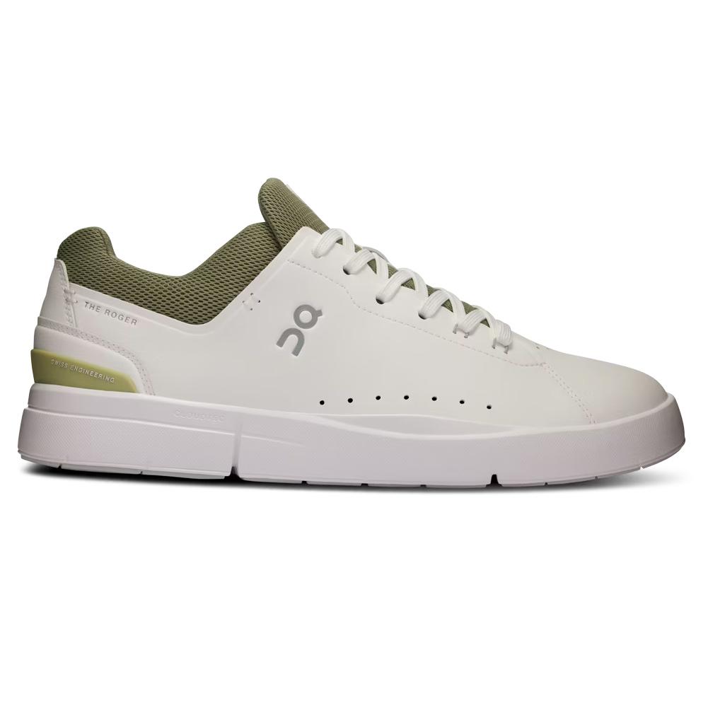 Men’s THE ROGER Advantage Shoes White and Olive