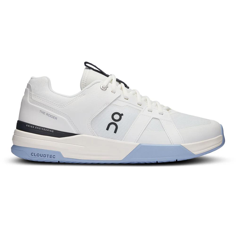 Men`s THE ROGER Clubhouse Pro Tennis Shoes Ivory and Chambray