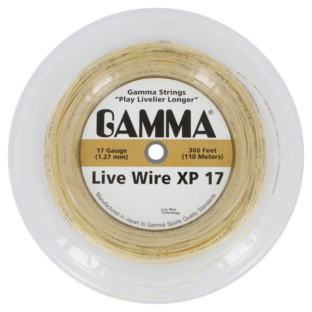 Live Wire XP 17G Tennis String Reel Natural