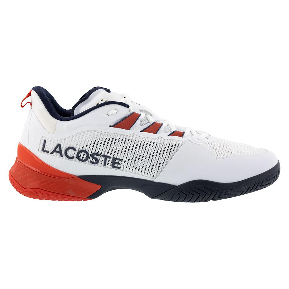 Men’s AG-LT23 Ultra Tennis Shoes White and Red