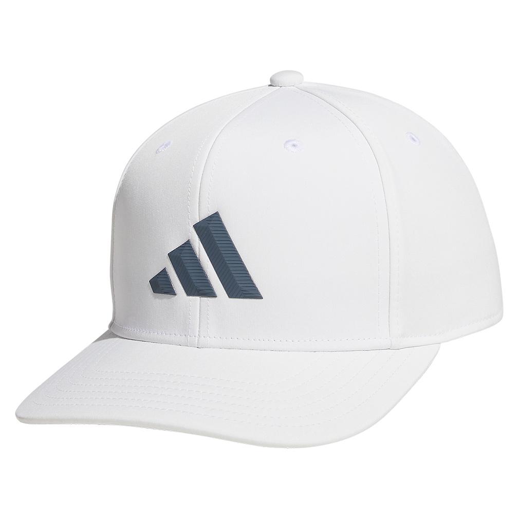 Men`s 3-Bar Snapback 2.0 Hat White and Onyx Grey