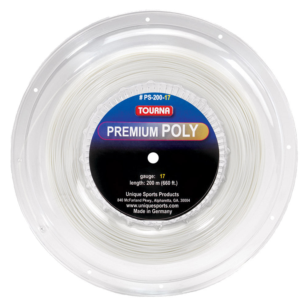 Premium Poly Tennis String Reel Pearl