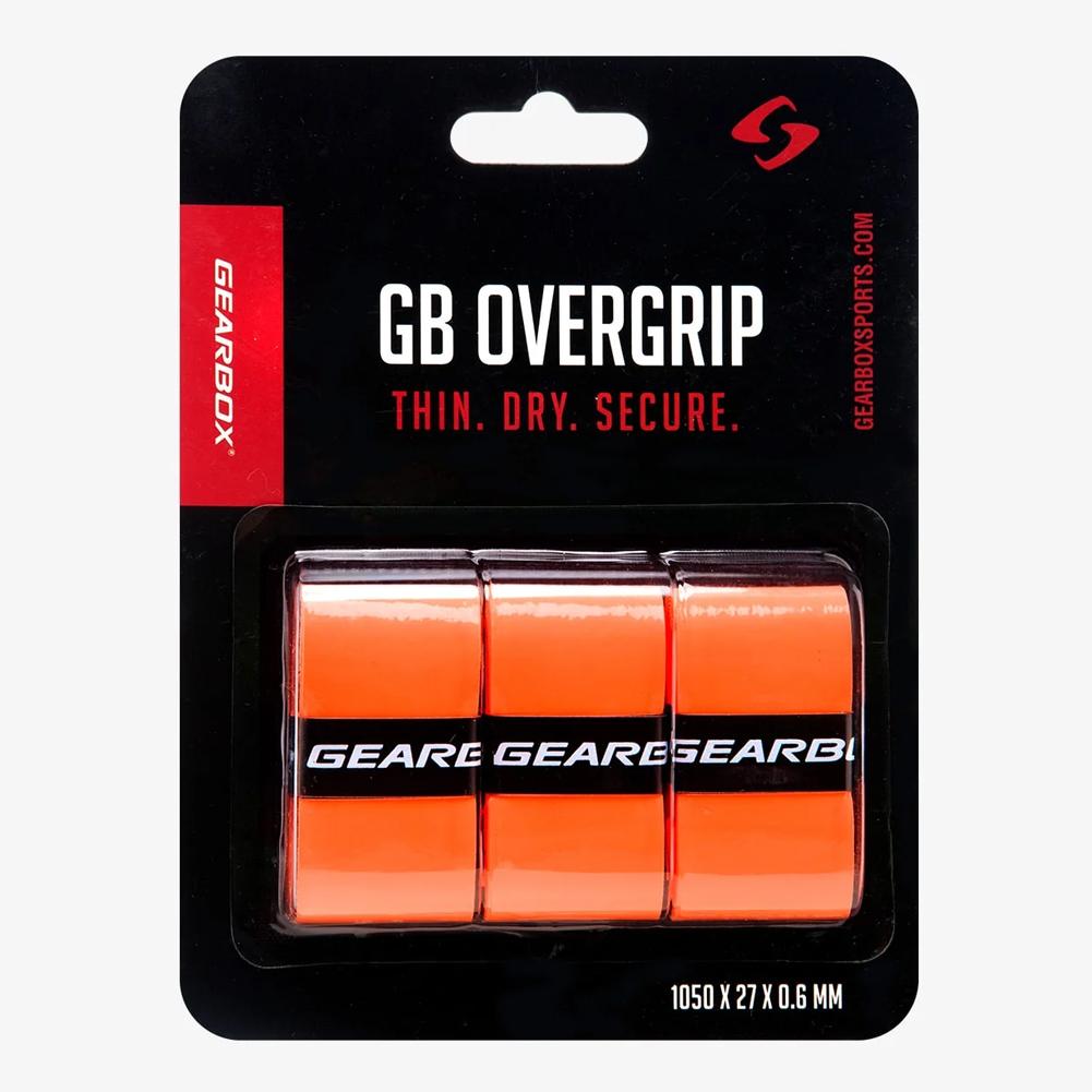 Pickleball Overgrip 3 Pack Neon Orange