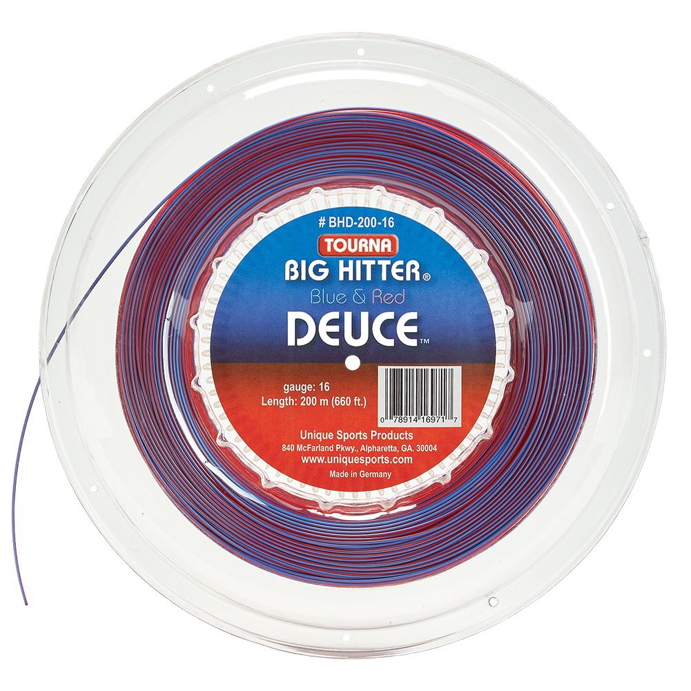 Big Hitter Deuce Tennis String Reel Blue and Red