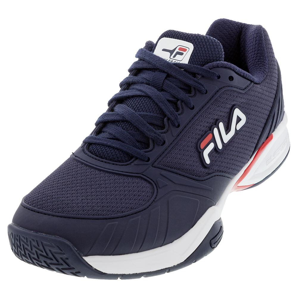 Men’s Volley Zone Pickleball Shoes Fila Navy and Red