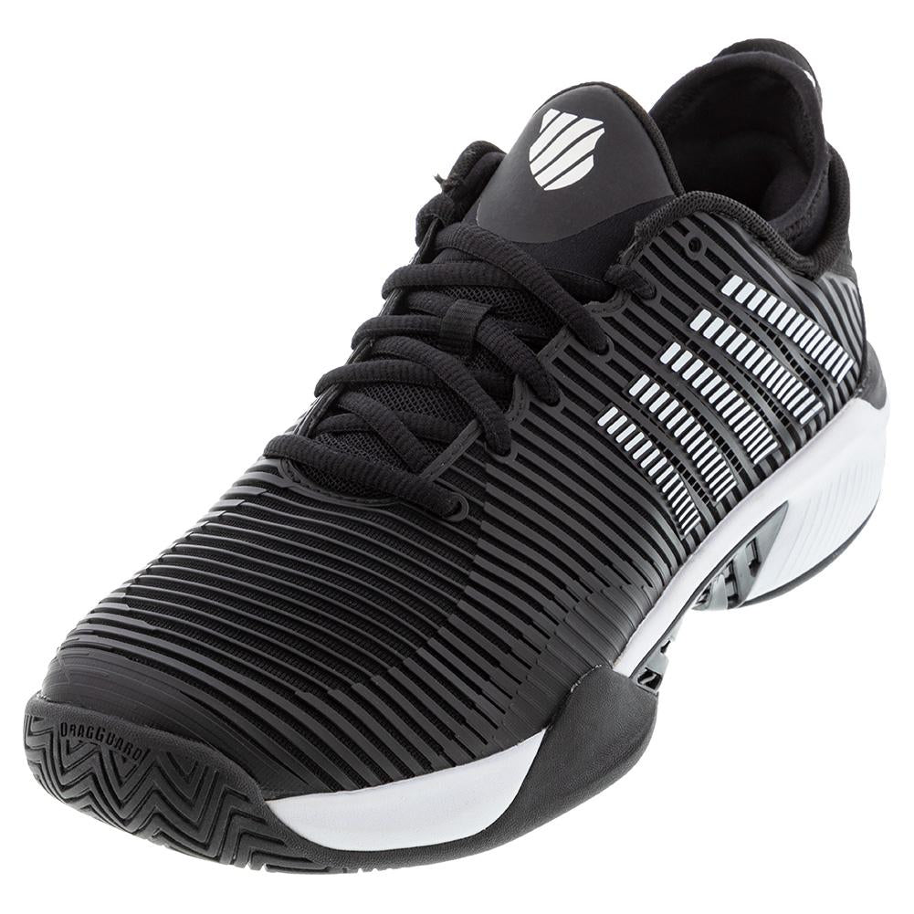 Men’s Hypercourt Supreme Tennis Shoes Black and White