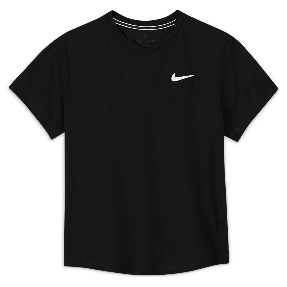 Boys’ Court Dri-FIT Victory Short Sleeve Tennis Top