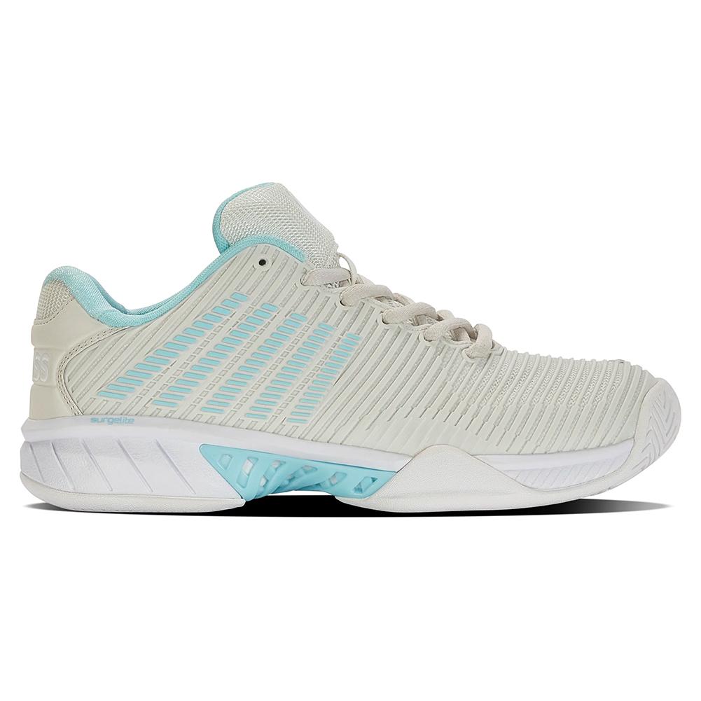 Women’s Hypercourt Express 2 White and Blue Glow