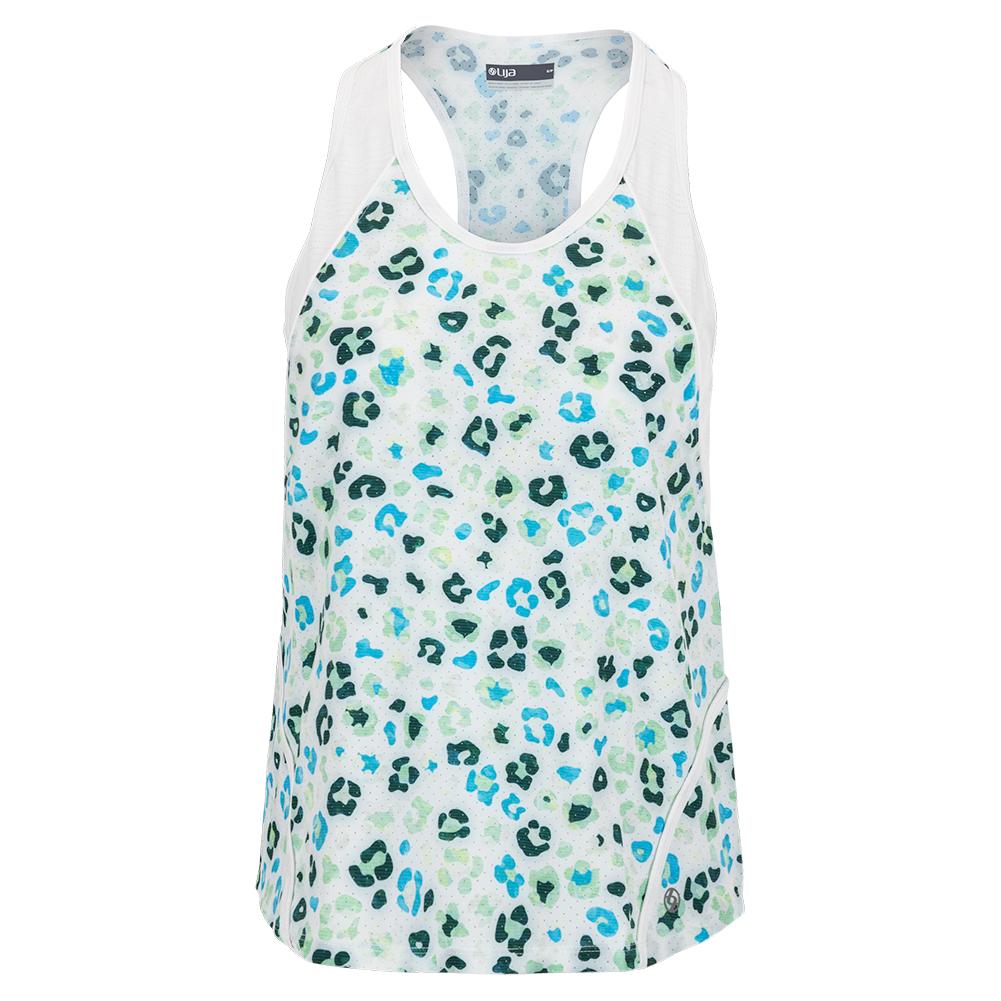 Women’s Break Tennis Tank Leopard and White