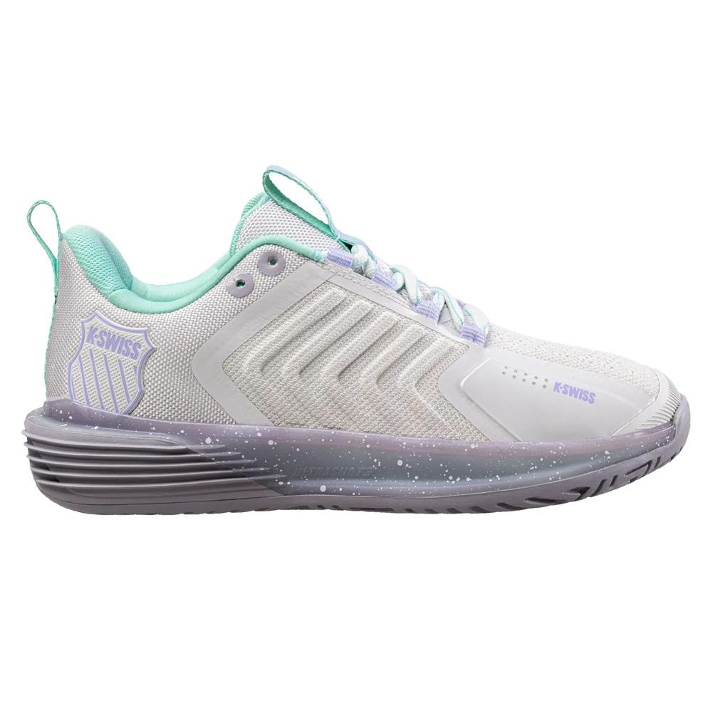 Women`s Ultrashot 3 Tennis Shoes Nimbus Cloud and Lilac Gray