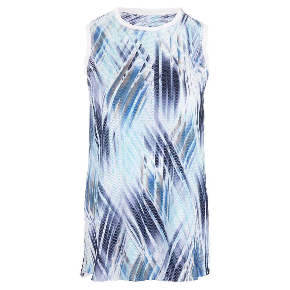 Women’s Sleeveless Tennis Top Speed Lines