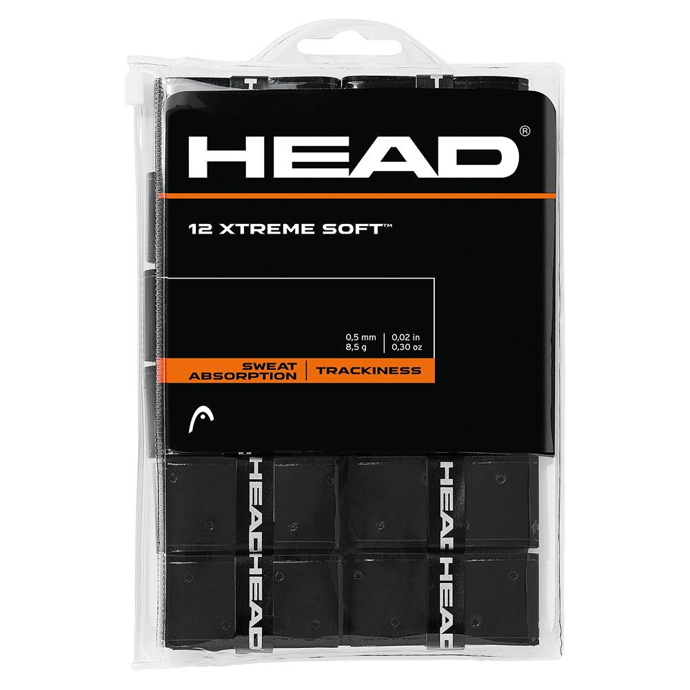 12 Xtreme Soft Tennis Overgrip Black