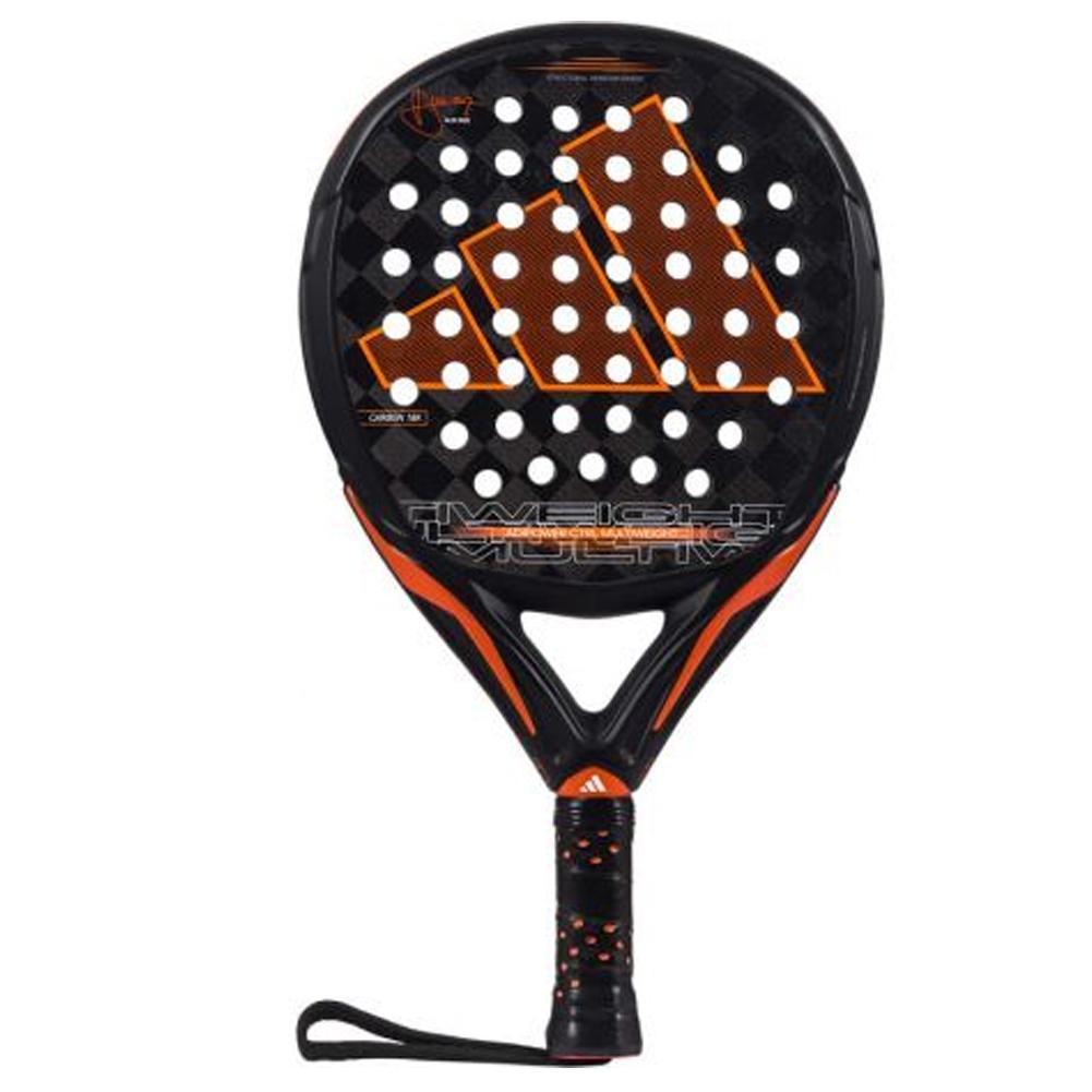 Adipower Multiweight Crtl 3.3 Padel Racquet Black and Orange