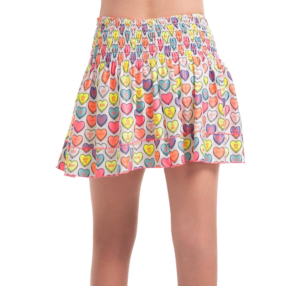 Girl’s Candy Crush Smocked Tennis Skort Multicolor