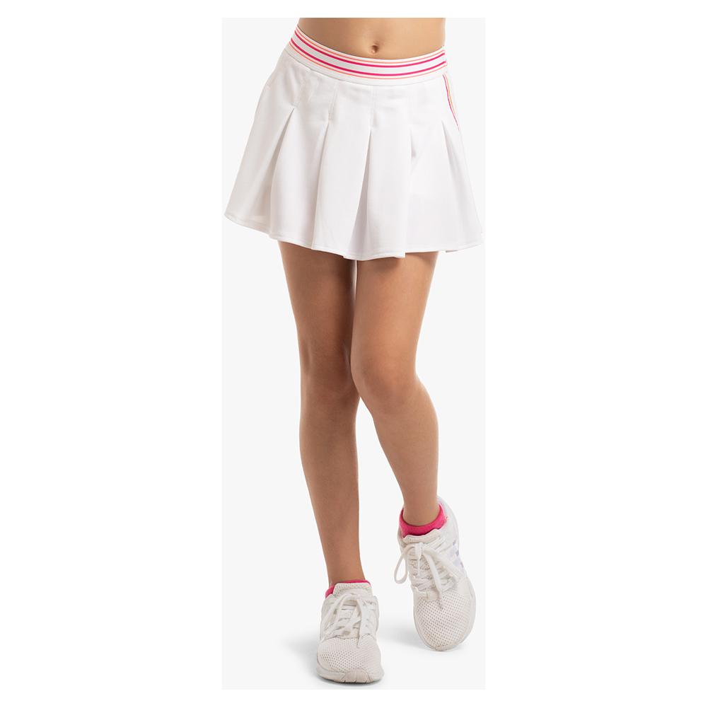 Girl’s Back To Classics Tennis Skort White