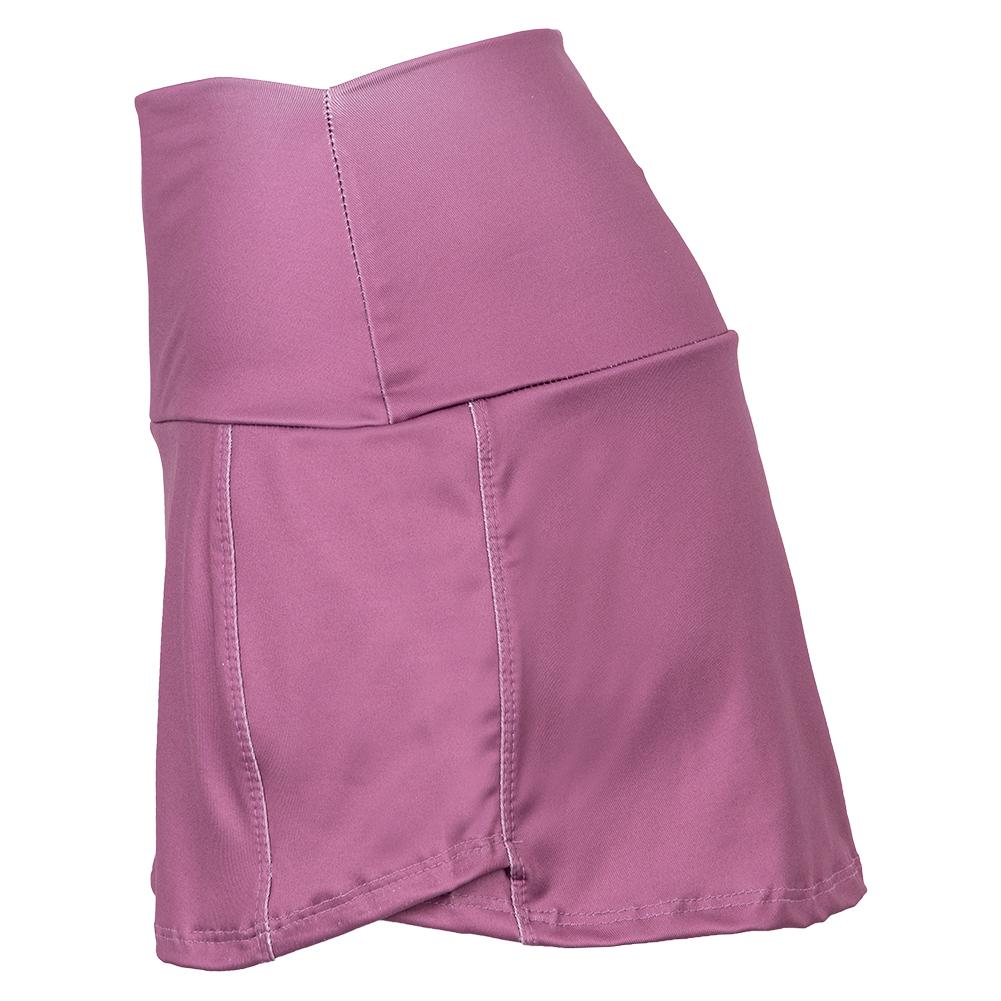 Women’s 13 Inch Straight Tennis Skirt Plum