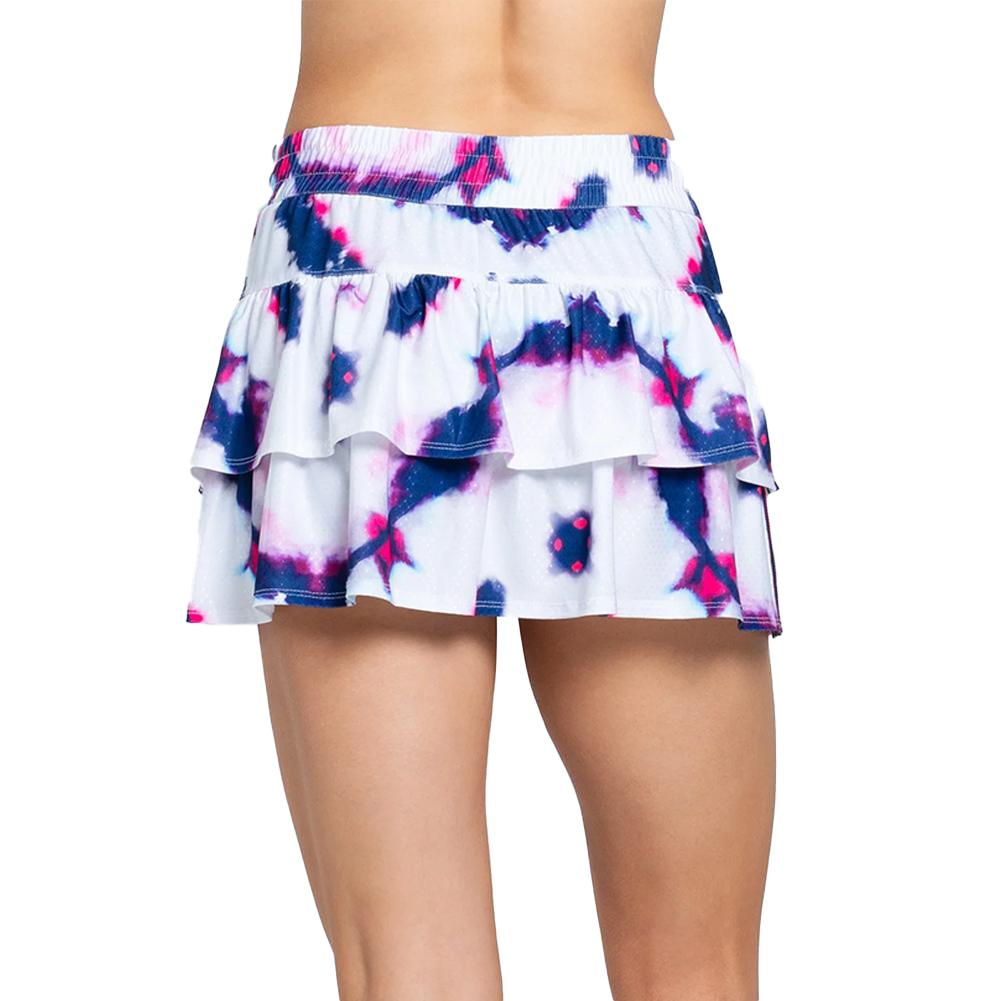 Women`s High Waist Berry Burst Tennis Skort Blueberry