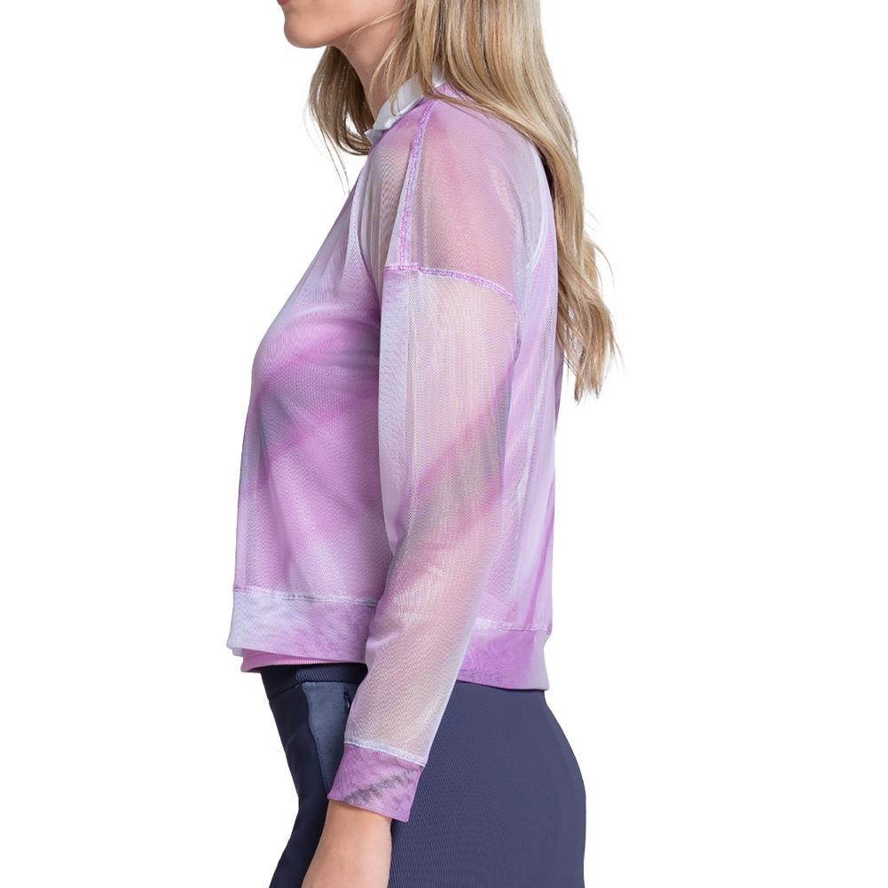 Women’s Mystic Petal Long Sleeve Tennis Top Pink