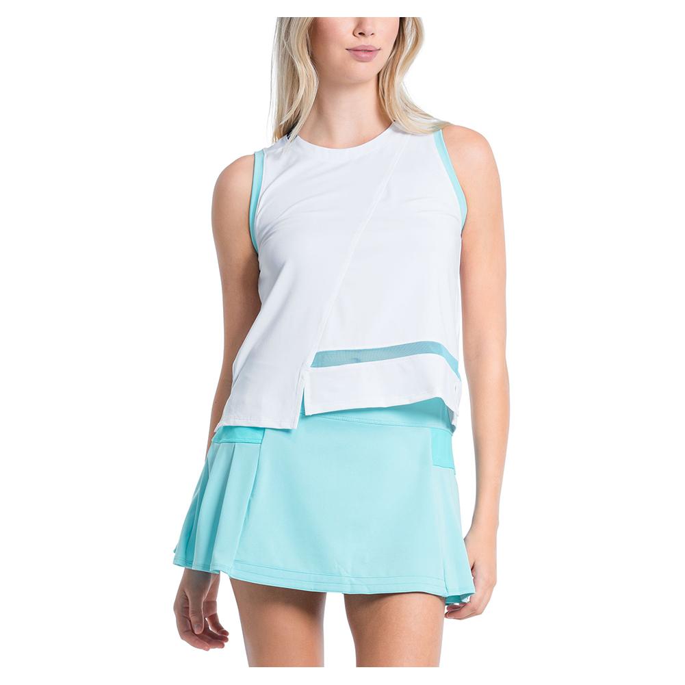 Women`s Cutting Edge Tennis Tank White