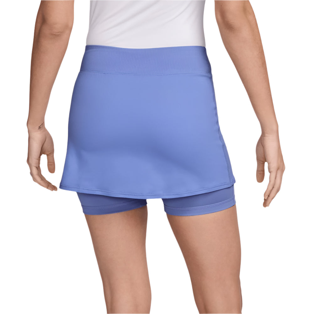 Women`s Court Dri-FIT Victory Tennis Skort Royal Pulse and White