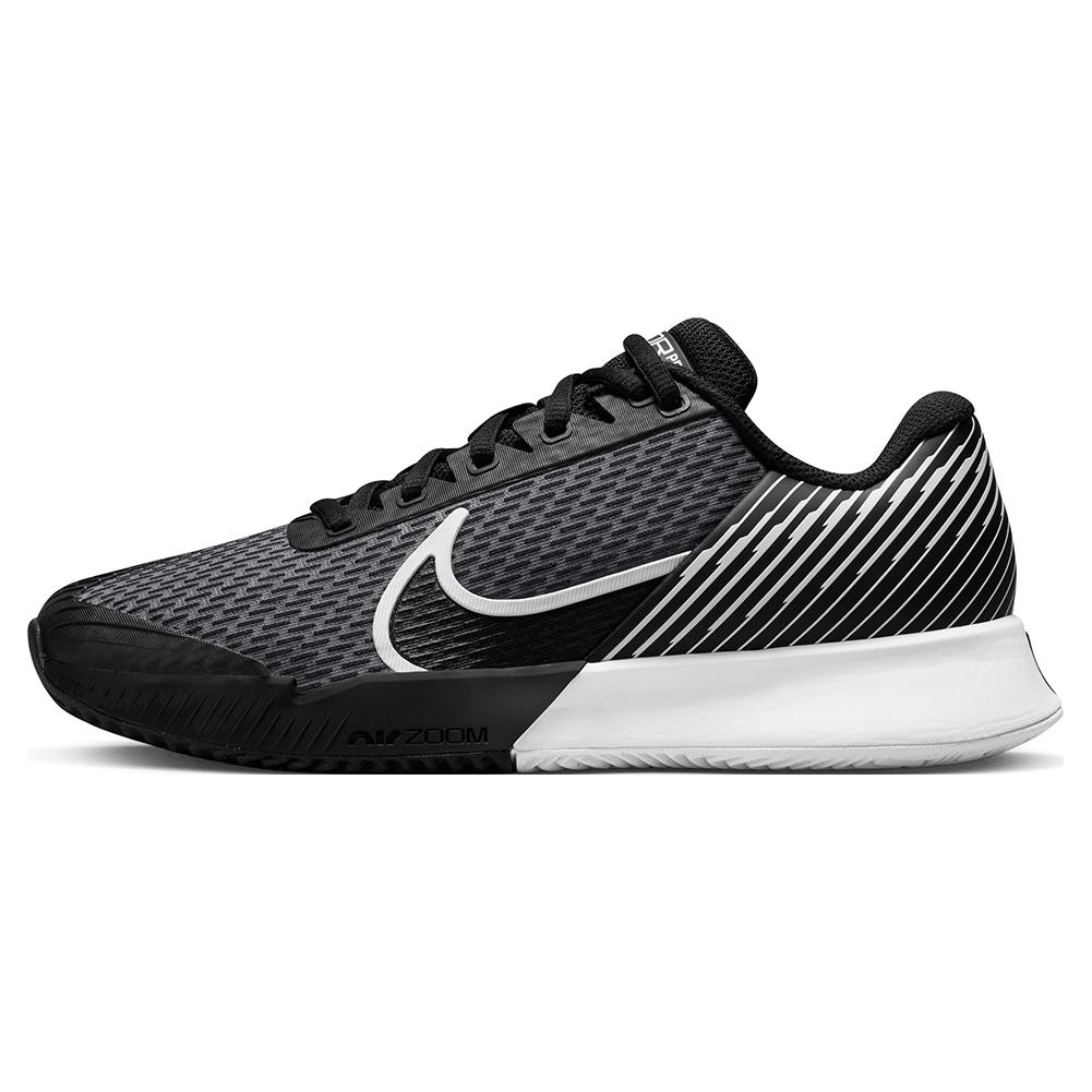 Women’s Air Zoom Vapor Pro 2 Clay Tennis Shoes Black and White