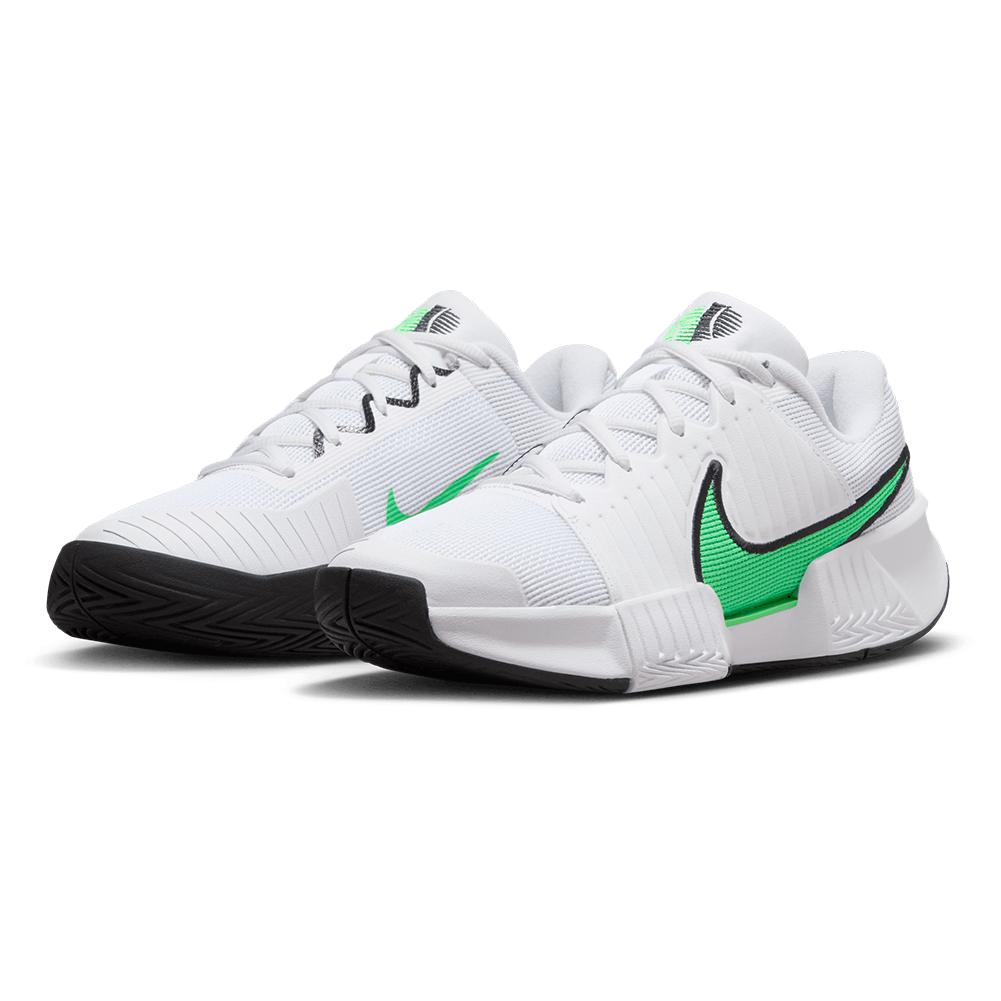 Women’s GP Challenge Pro Tennis Shoes White and Poison Green