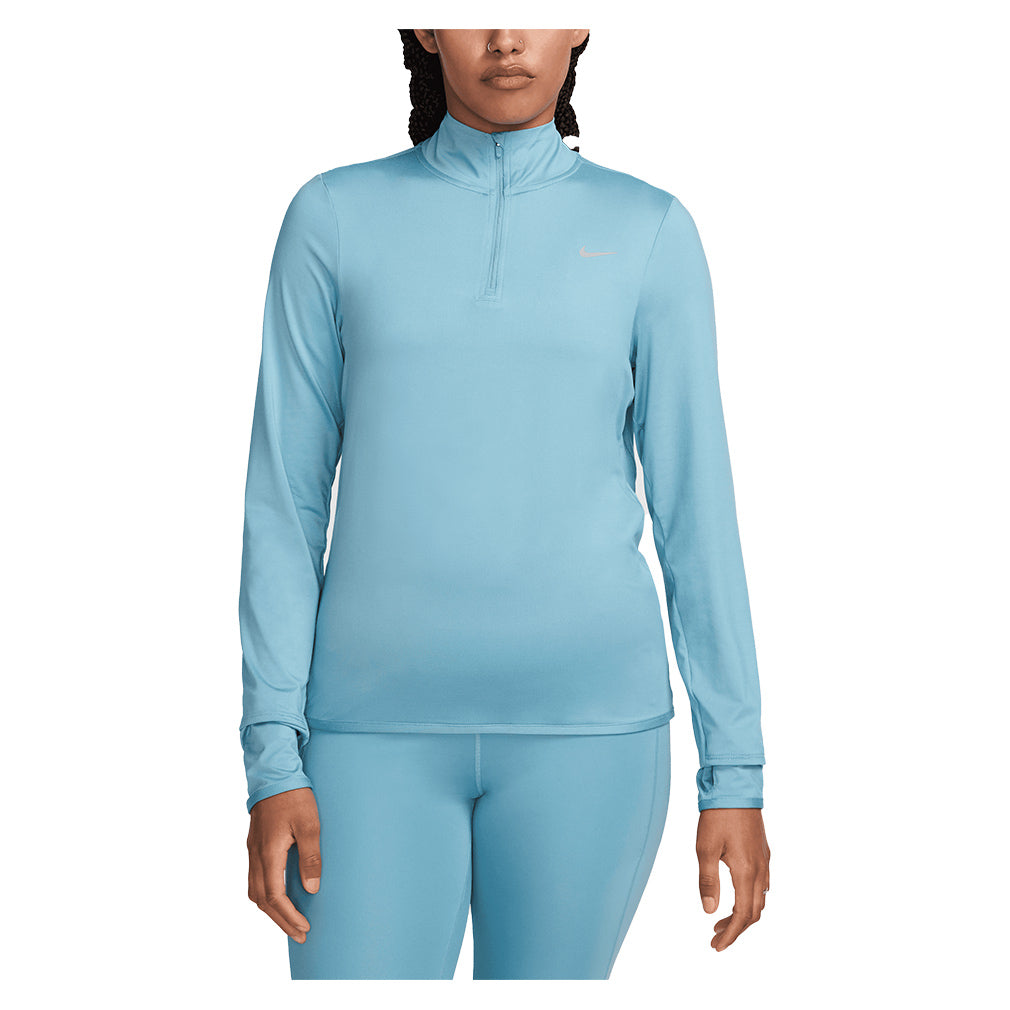 Womens Dri-Fit Swift Element UV 1/4 Zip Running Top