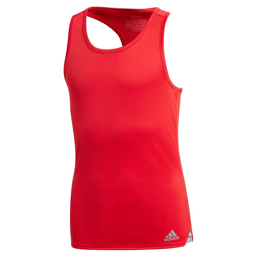 Girls’ Club Tennis Tank Scarlet