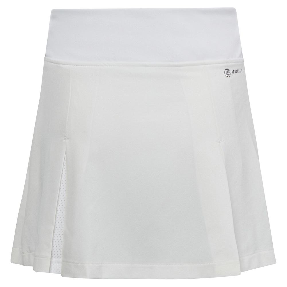 Girls’ Club Pleated Tennis Skort White