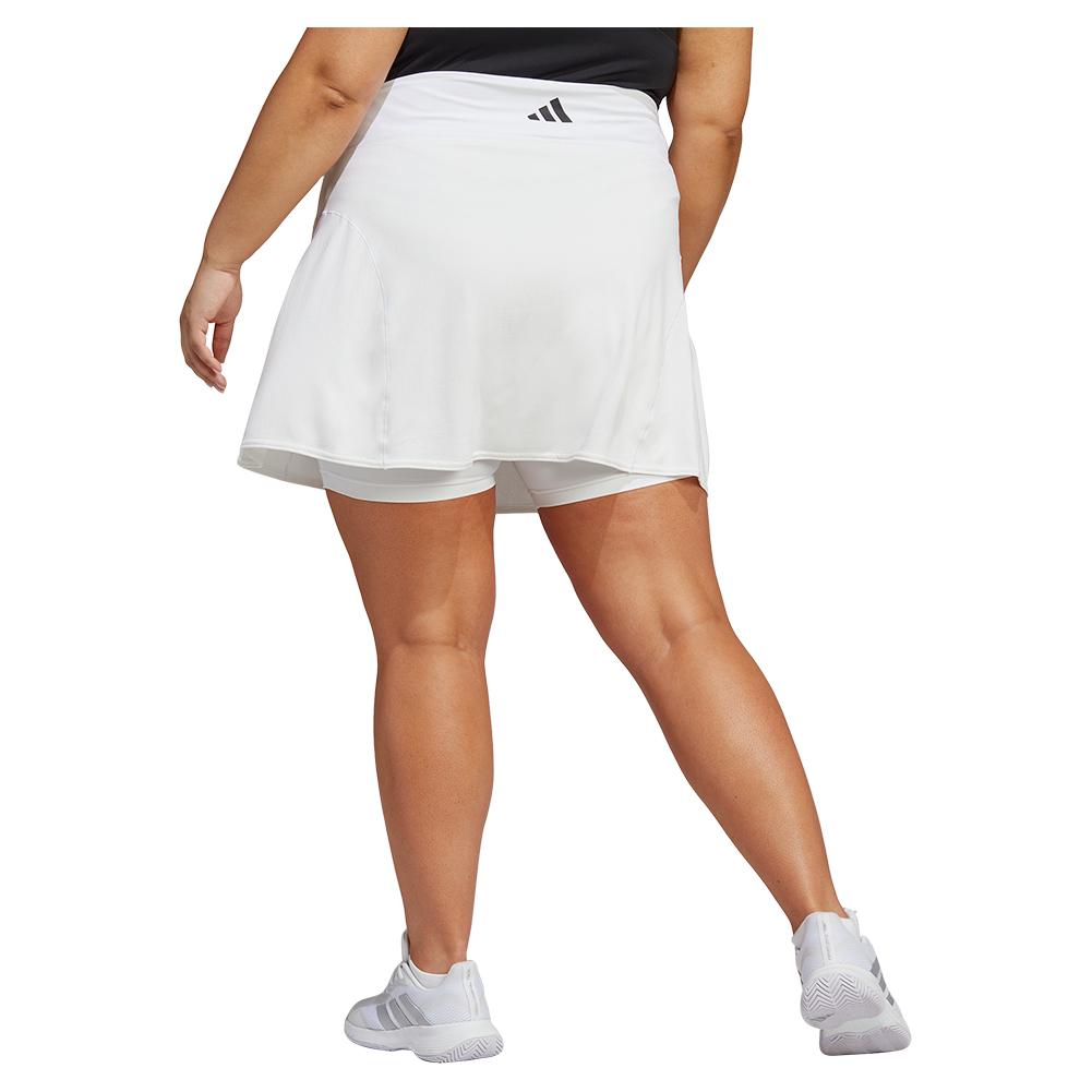 Women’s Match 13 Inch Tennis Skort Plus Size White