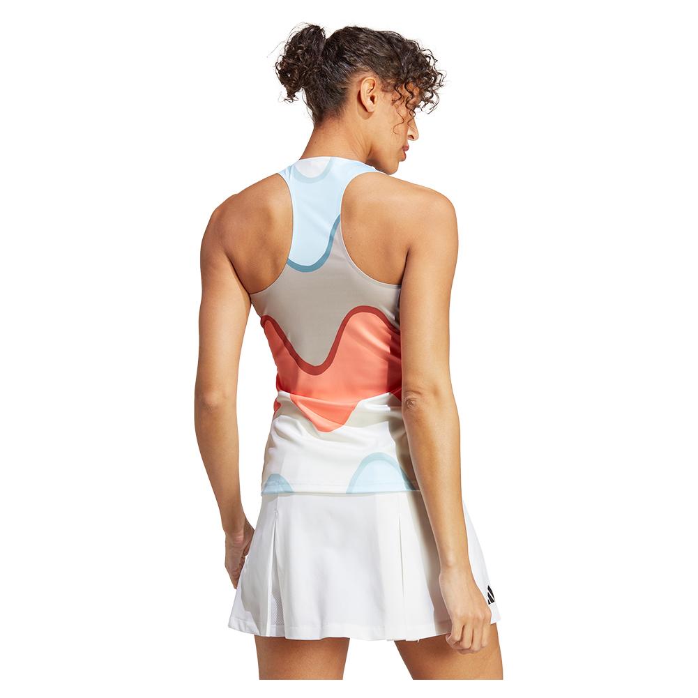 Women’s Marimekko Premium Tennis Tank Multicolor and Semi Coral