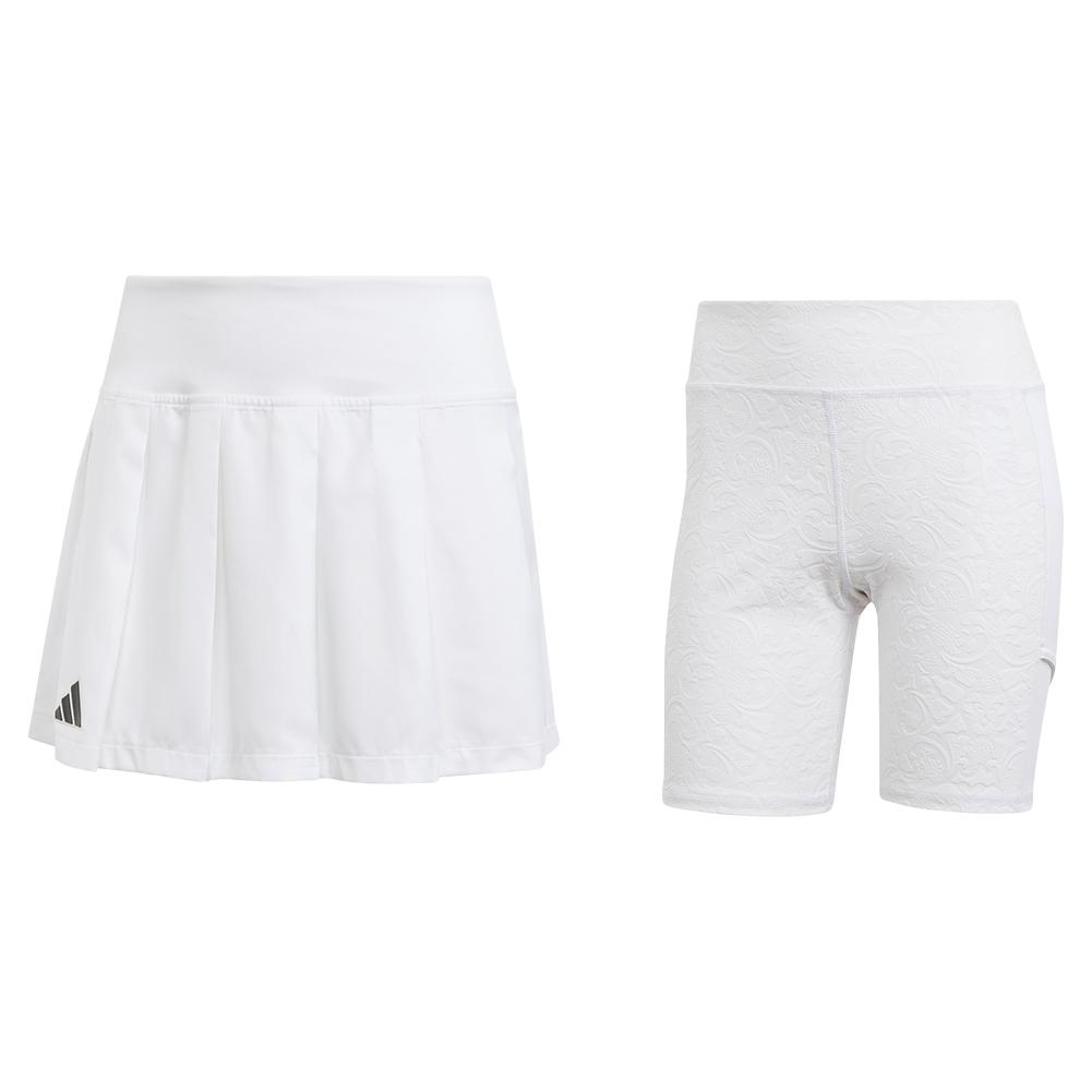 Women’s London Pleat Pro Tennis Skort White