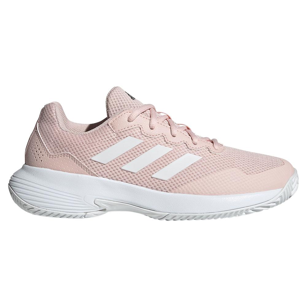 Womens GameCourt 2 Tennis Shoes Sandy Pink and White