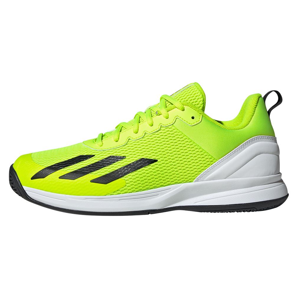 Men’s Courtflash Speed Tennis Shoes Lucid Lemon and White