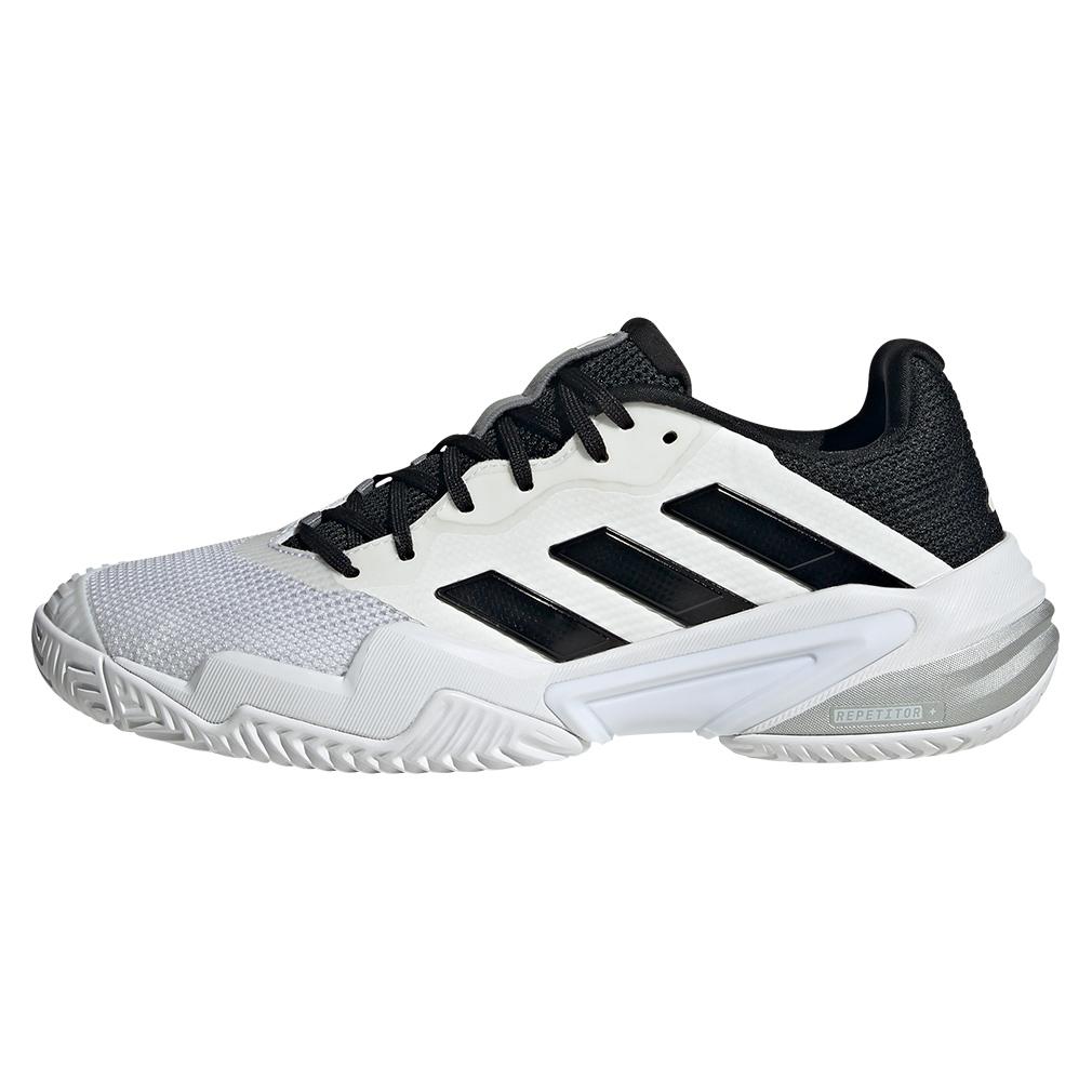 Men’s Barricade 13 Tennis Shoes White and Core Black