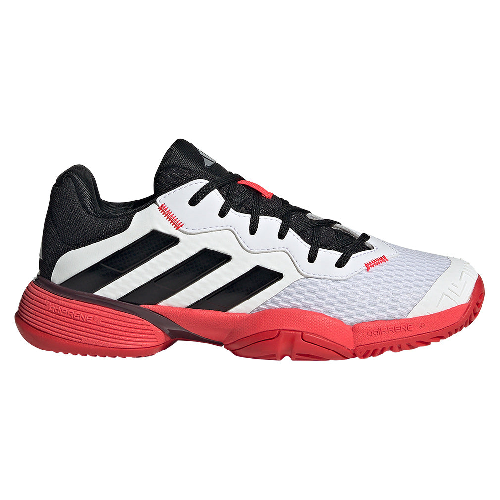 Junior`s Barricade Tennis Shoes White and Core Black